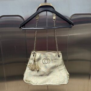 Elegant Gold Chain Strap Women's Bag